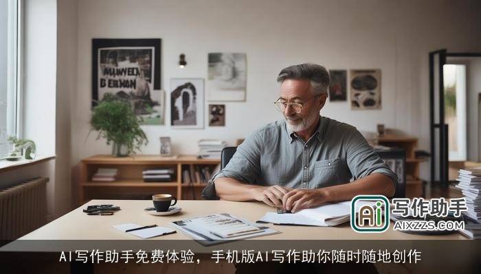 AI写作助手免费体验，手机版AI写作助你随时随地创作