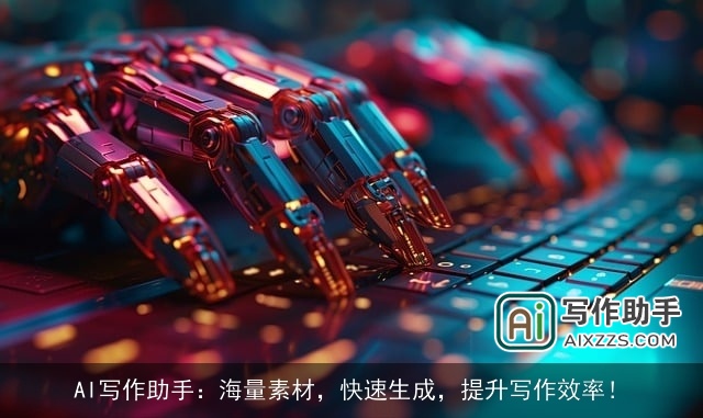 AI写作助手：海量素材，快速生成，提升写作效率！