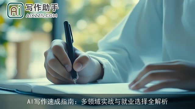AI写作速成指南：多领域实战与就业选择全解析