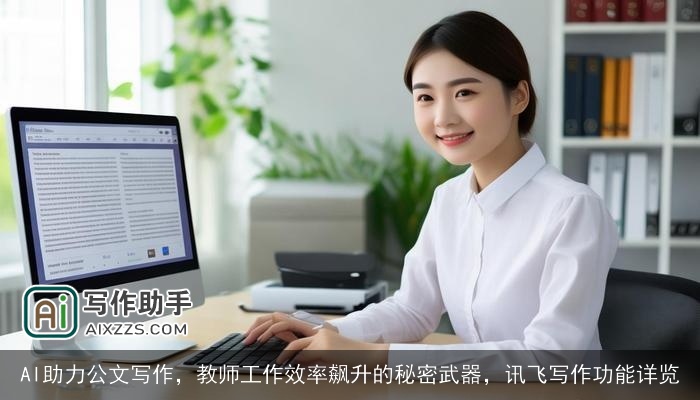 AI助力公文写作，教师工作效率飙升的秘密武器，讯飞写作功能详览