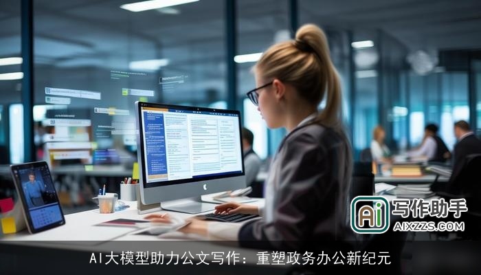 AI大模型助力公文写作：重塑政务办公新纪元