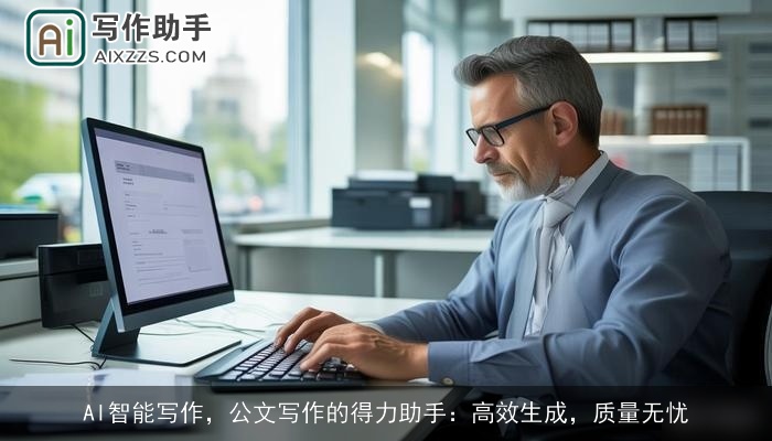 AI智能写作，公文写作的得力助手：高效生成，质量无忧