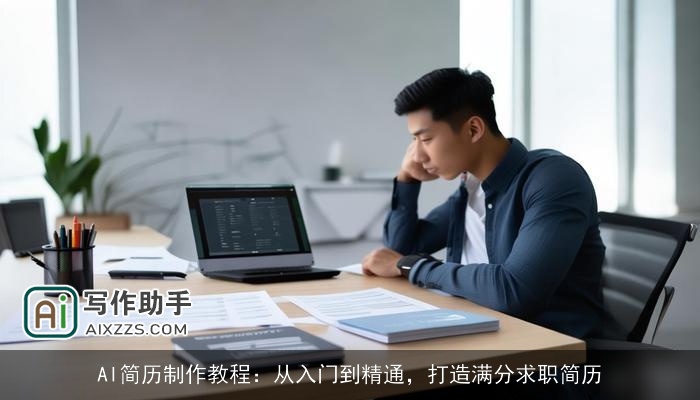 AI简历制作教程：从入门到精通，打造满分求职简历