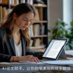 AI论文助手，让你的学术写作效率翻倍