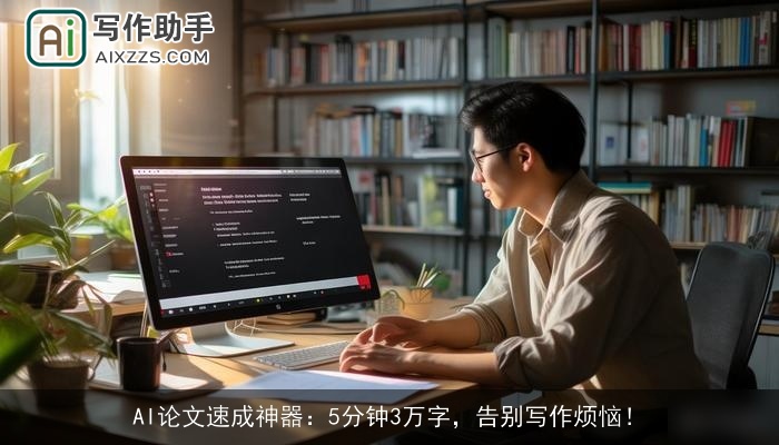 AI论文速成神器：5分钟3万字，告别写作烦恼！