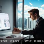 AI赋能公文写作：海量范文，一键生成，助你成为写作高手