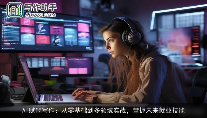 AI赋能写作：从零基础到多领域实战，掌握未来就业技能