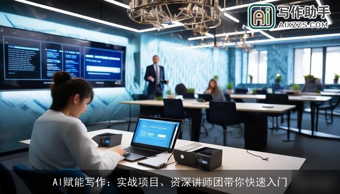 AI赋能写作：实战项目、资深讲师团带你快速入门