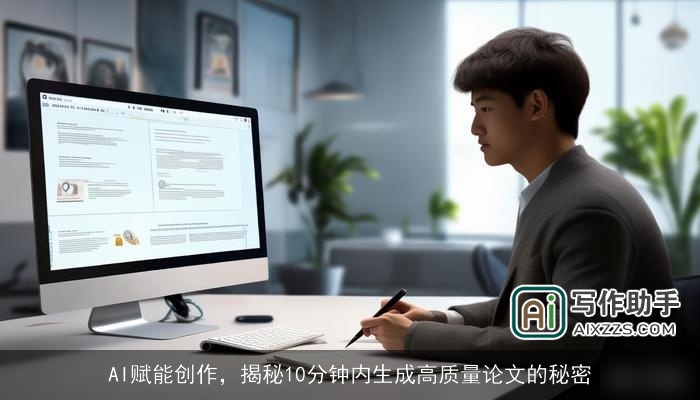 AI赋能创作，揭秘10分钟内生成高质量论文的秘密