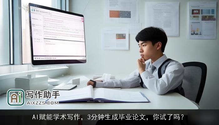 AI赋能学术写作，3分钟生成毕业论文，你试了吗？