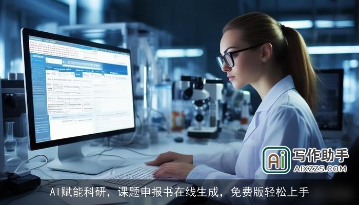 AI赋能科研，课题申报书在线生成，免费版轻松上手