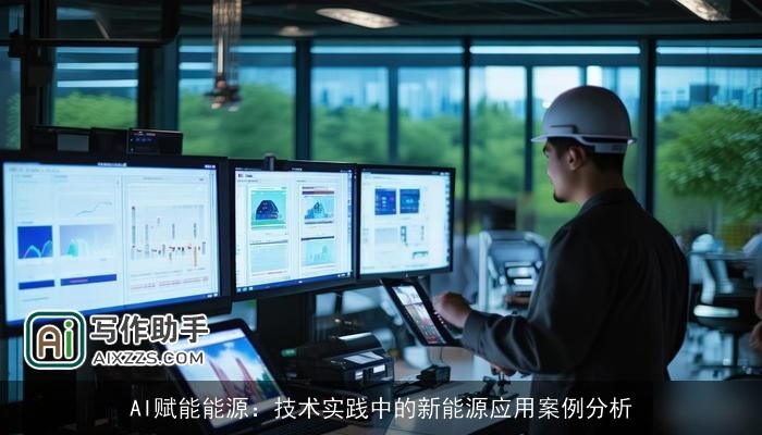 AI赋能能源：技术实践中的新能源应用案例分析