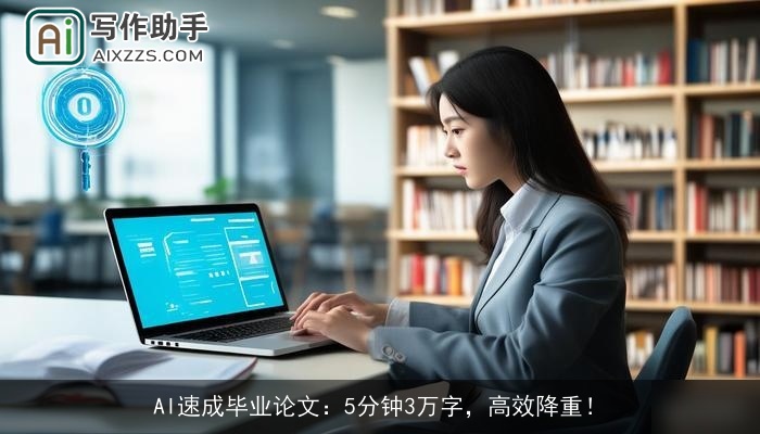 AI速成毕业论文：5分钟3万字，高效降重！