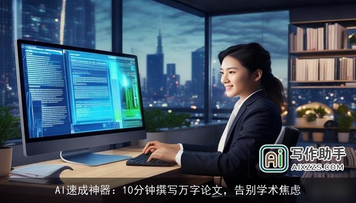 AI速成神器：10分钟撰写万字论文，告别学术焦虑