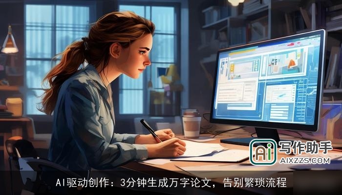 AI驱动创作：3分钟生成万字论文，告别繁琐流程