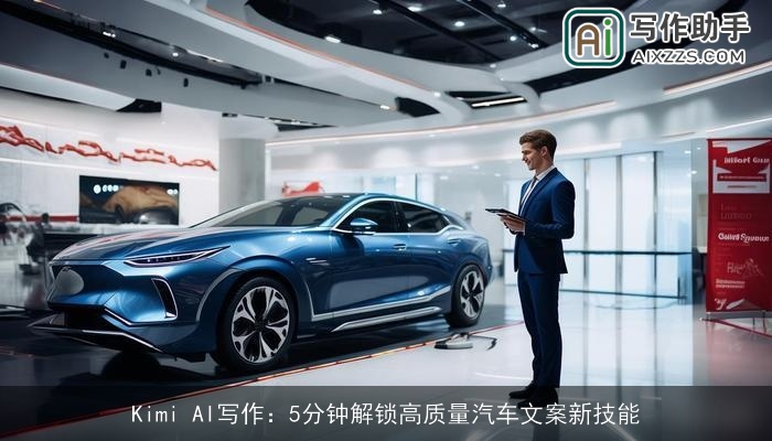 Kimi AI写作：5分钟解锁高质量汽车文案新技能