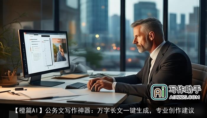 【橙篇AI】公务文写作神器：万字长文一键生成，专业创作建议