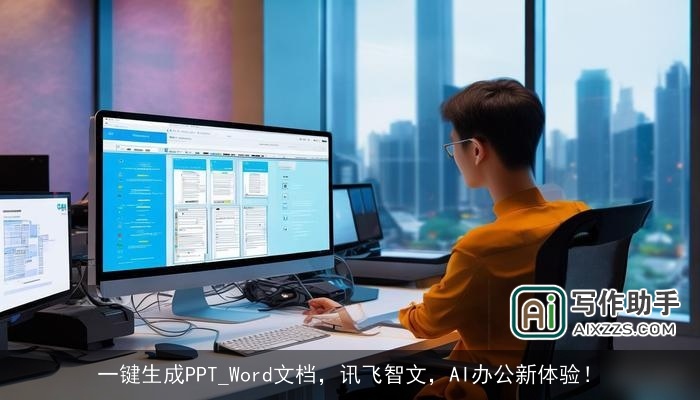 一键生成PPT_Word文档，讯飞智文，AI办公新体验！