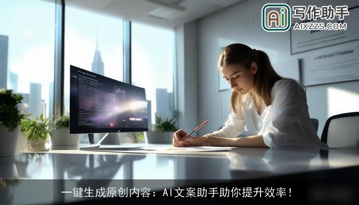 一键生成原创内容：AI文案助手助你提升效率！