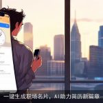 一键生成职场名片，AI助力简历新篇章