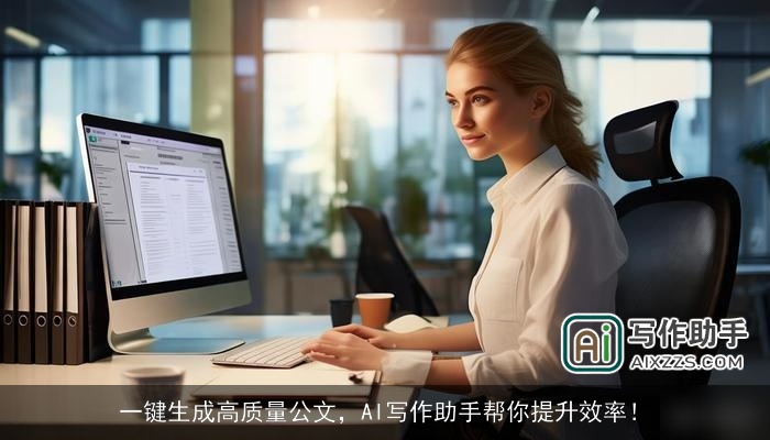 一键生成高质量公文，AI写作助手帮你提升效率！