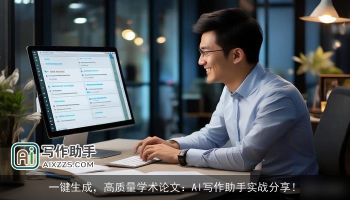 一键生成，高质量学术论文：AI写作助手实战分享！