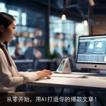 从零开始，用AI打造你的爆款文章！