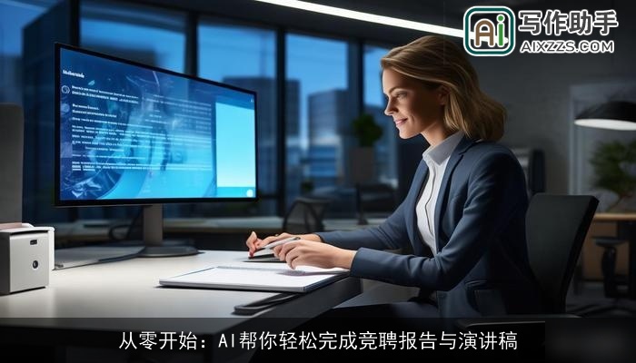 从零开始：AI帮你轻松完成竞聘报告与演讲稿