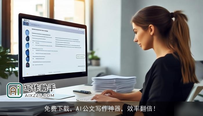 免费下载，AI公文写作神器，效率翻倍！