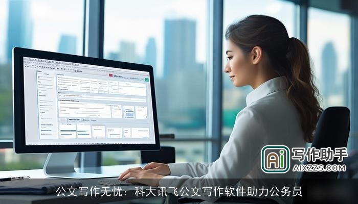 公文写作无忧：科大讯飞公文写作软件助力公务员