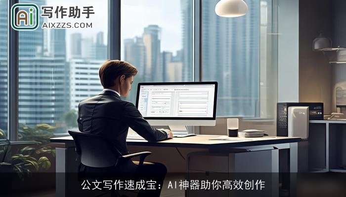 公文写作速成宝：AI神器助你高效创作