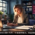原创文章AI写作：打造独特魅力，收益满满