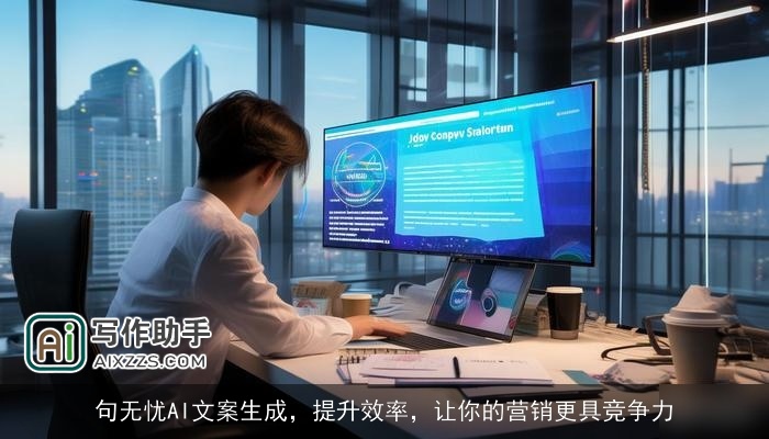 句无忧AI文案生成，提升效率，让你的营销更具竞争力