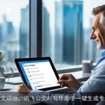 告别公文烦恼，讯飞公文AI写作助手一键生成专业公文