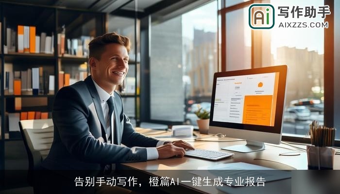 告别手动写作，橙篇AI一键生成专业报告