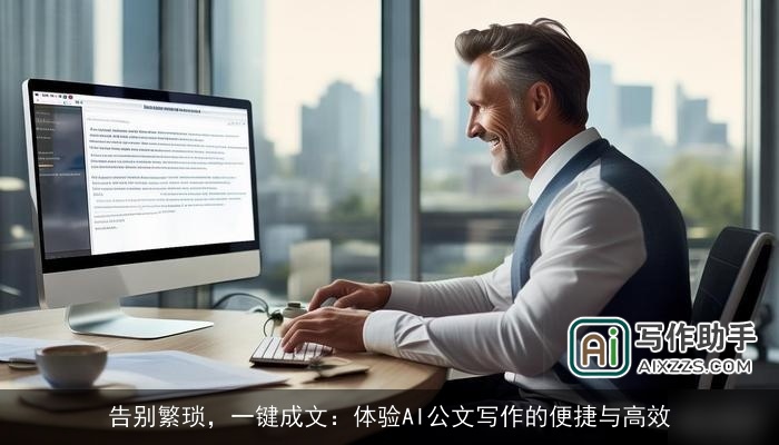 告别繁琐，一键成文：体验AI公文写作的便捷与高效