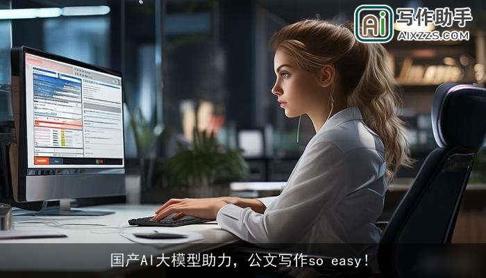 国产AI大模型助力，公文写作so easy！