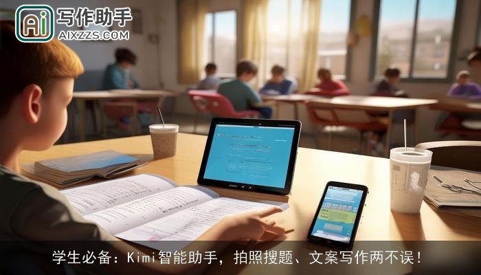 学生必备：Kimi智能助手，拍照搜题、文案写作两不误！
