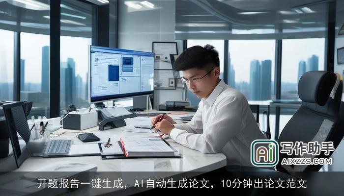 开题报告一键生成，AI自动生成论文，10分钟出论文范文