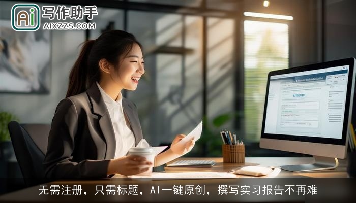 无需注册，只需标题，AI一键原创，撰写实习报告不再难