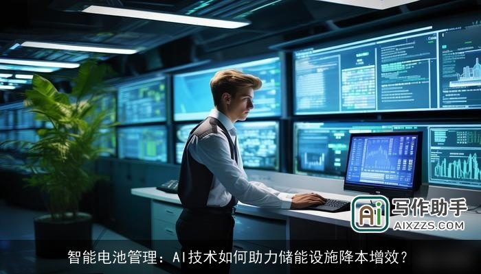 智能电池管理：AI技术如何助力储能设施降本增效？