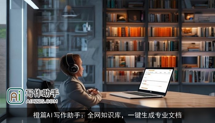 橙篇AI写作助手：全网知识库，一键生成专业文档