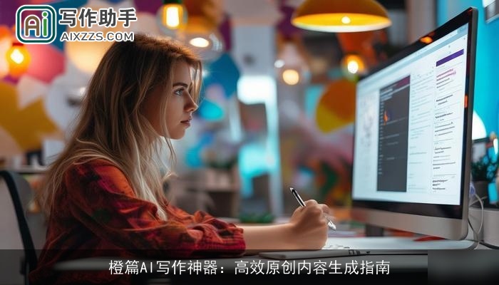 橙篇AI写作神器：高效原创内容生成指南