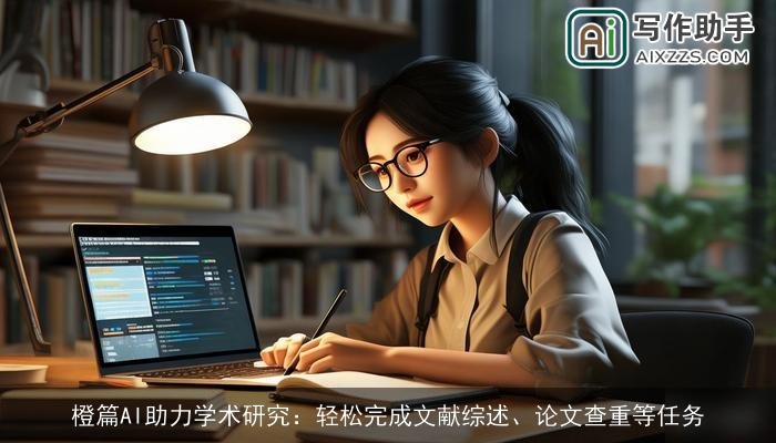 橙篇AI助力学术研究：轻松完成文献综述、论文查重等任务