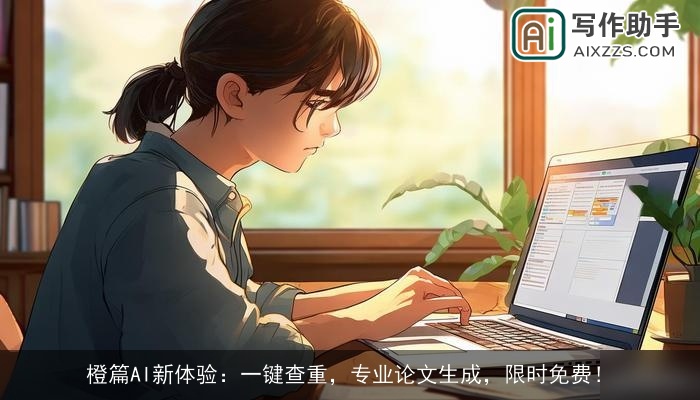 橙篇AI新体验：一键查重，专业论文生成，限时免费！