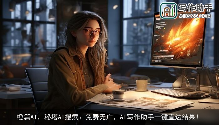 橙篇AI，秘塔AI搜索：免费无广，AI写作助手一键直达结果！