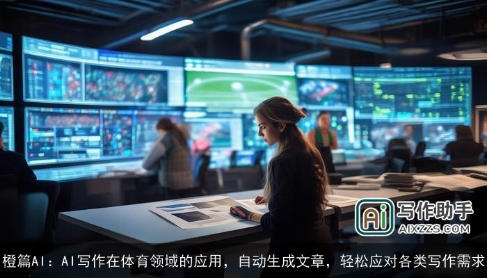 橙篇AI：AI写作在体育领域的应用，自动生成文章，轻松应对各类写作需求