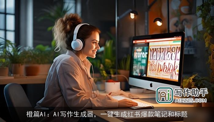 橙篇AI：AI写作生成器，一键生成红书爆款笔记和标题