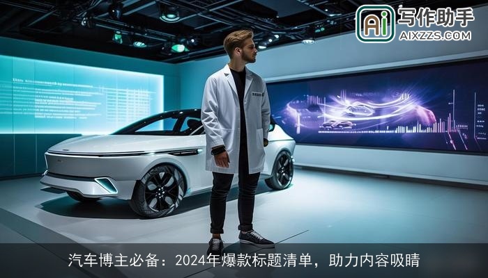 汽车博主必备：2024年爆款标题清单，助力内容吸睛