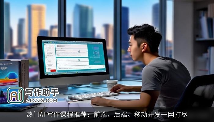 热门AI写作课程推荐：前端、后端、移动开发一网打尽